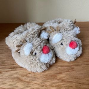 Baby Boden Christmas slippers